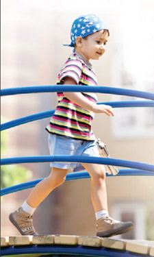 A kid who plays and has nearby access to a park is much likelier to be a healthy weight.