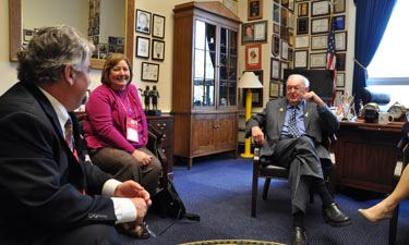 The North Carolina delegation meets with Rep. Howard Coble (R-NC).