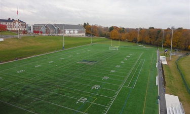 The conversion of this field in Needham, Massachusetts, has allowed for a longer playing season and more frequent games.