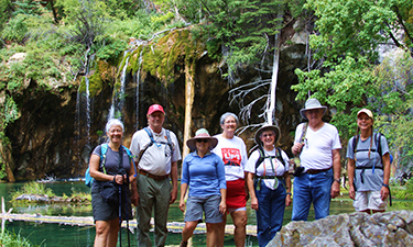 Thanks to a shuttle van donated after its retirement from the public transit fleet, Palisade Recreation is able to offer inexpensive trips, such as this hiking excursion to Hanging Lake.