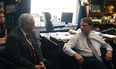2010 Legislative Forum delegates meet with former Rep. Charlie Melancon (D-LA) at his office on Capitol Hill.