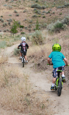 An Olympic gold-medal cyclist helps develop a kid-focused mountain biking trail in Boise, Idaho.