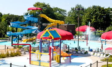 A view of the new Bloomingdale Park District Oasis Water Park. 