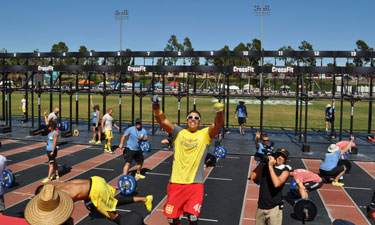 Shawn “The Ram” Ramirez is triumphant after earning the title of Champion at the 2014 Reebok CrossFit Games held in Carson, California.
