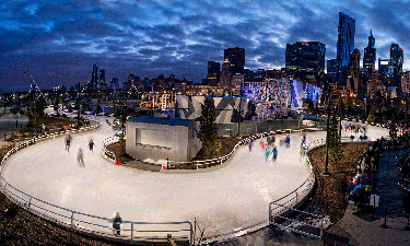 The innovative ice ribbon skating rink at Chicago's Maggie Daley Park is celebrating it's one-year anniversary.