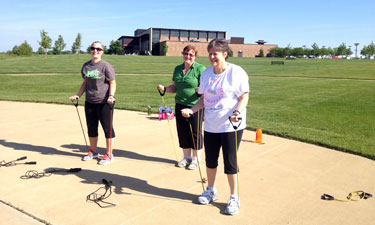 Small group personal training is a component of Lee's Summit Parks and Recreation RevUp Community Wellness Program.