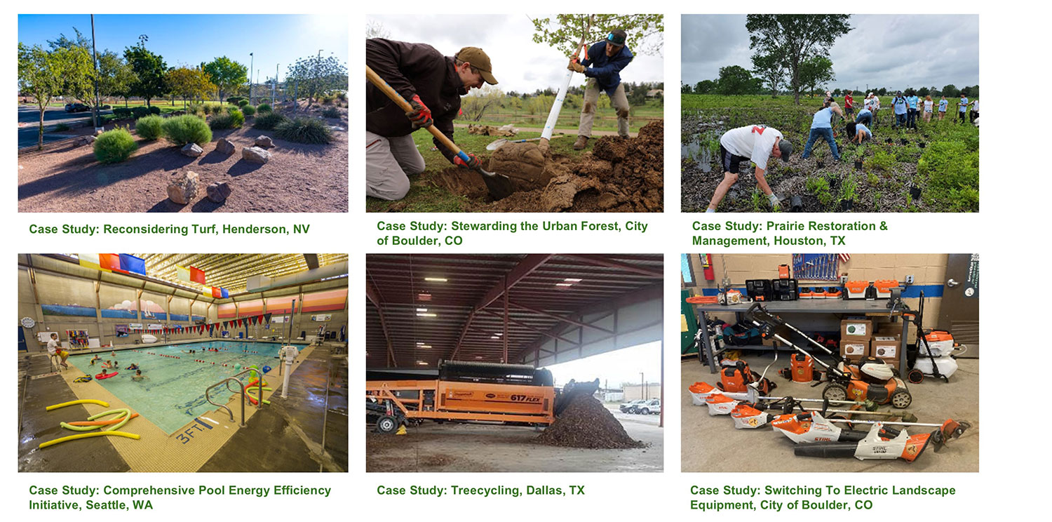 Parks departments are already making this happen.  Sharing methods can help expand impact and make exceptional efforts typical practice. 