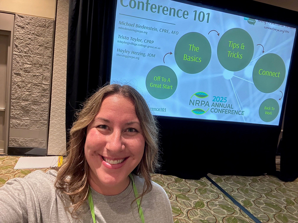 Trista presenting Conference 101
