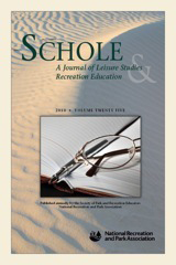 SCHOLE: A Journal of Leisure Studies & Recreation Education