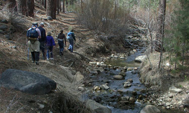 Hikers in Washoe County, Nevada