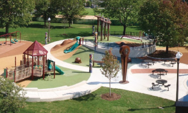 The Chicago Park District recently completed a five-year capital improvement plan to improve inclusion and reduce barriers to accessibility. Ninety-three playgrounds were renovated.