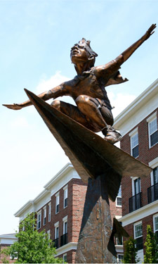 Journeys of the Imagination by Gary Lee Price (2005), Booth Street Park in the Kentlands, Gaithersburg, Maryland, Art in Public Places Program.