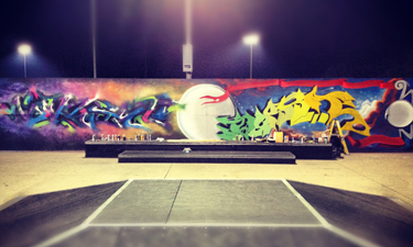Wakefield skatepark mural