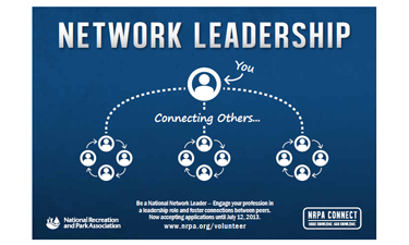 Help your fellow park and recreation professionals as a Network Leader on NRPA Connect!