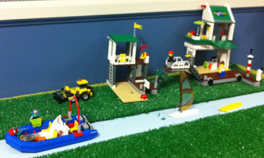 The LEGO® program was initiated to help boost morale and build camaraderie.