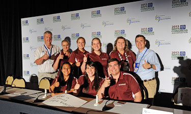 Texas A&M took home top honors at the 2013 Park and Recreation Student Quiz Bowl in Houston.