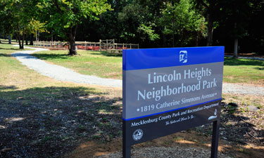 Charlotte’s Lincoln Heights Neighborhood Park is full of potential, with nine acres of landscape to play with in the redesign.
