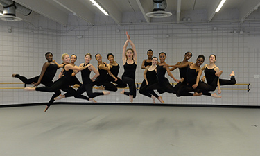 Ballet students defy gravity at New Orleans Recreation Development Commission’s Lyons Center. 