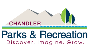 Chandler Parks and Recreation's new and improved logo.