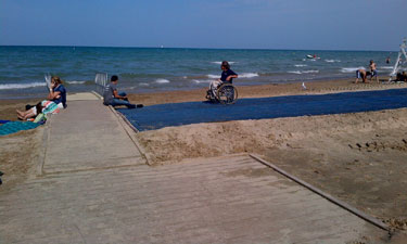 The Chicago Park District has substantially increased accessibility to and usability of its facilities and lakefront areas for patrons with disabilities.